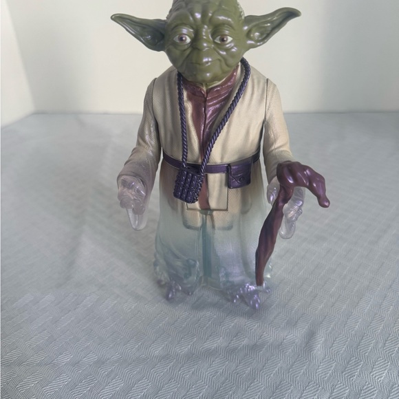 Hasbro Star Wars Force Ghost Yoda Action Figure Toy 2013 With Staff And Satchel - Picture 1 of 4